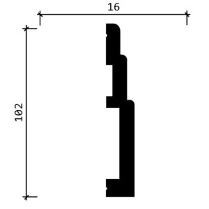 Плинтус DD704